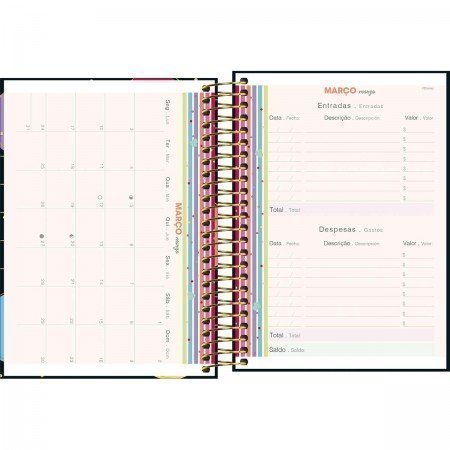 AGENDA ESPIRAL MINNIE M4 TILIBRA Ellos Papelaria