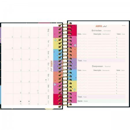 AGENDA ESPIRAL MINNIE M4 TILIBRA Ellos Papelaria