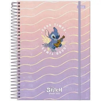 PLANNER ESPIRAL STITCH 177X240 FORONI Ellos Papelaria