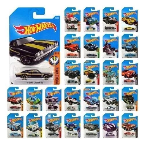 CARROS HOT WHEELS BASICOS ESCALA 1:64 MATTEL Ellos Papelaria