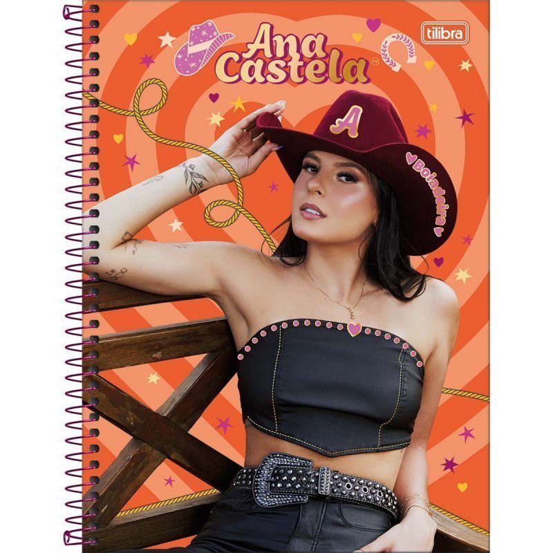 CADERNO ANA CASTELA UNIVERSITARIO 1 MATERIA TILIBRA Ellos Papelaria