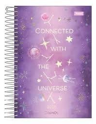 AGENDA ESPIRAAL COSMOS 130X188 FORONI Ellos Papelaria