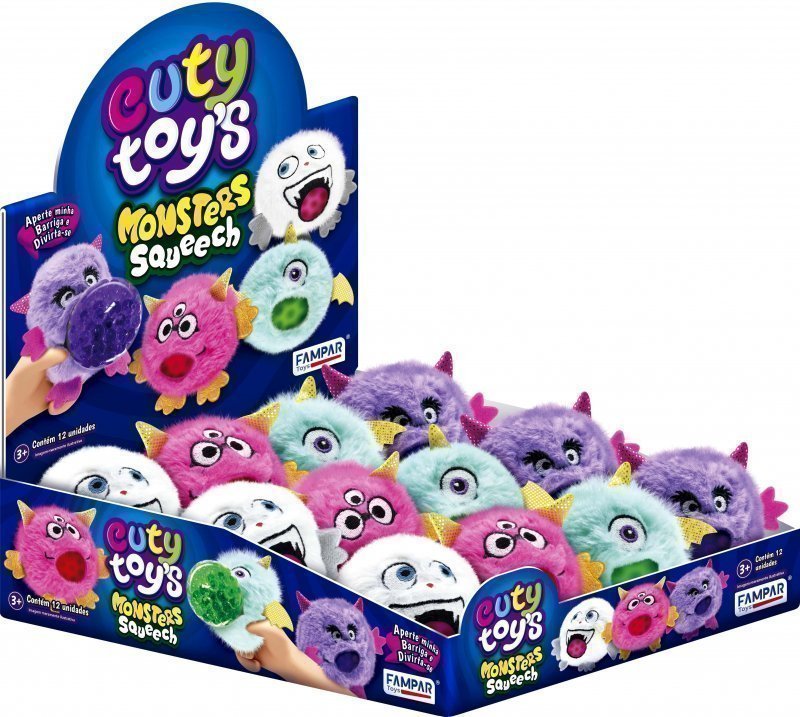 CUTY TOYS SQUEECH PELUCIA FAMPAR Ellos Papelaria