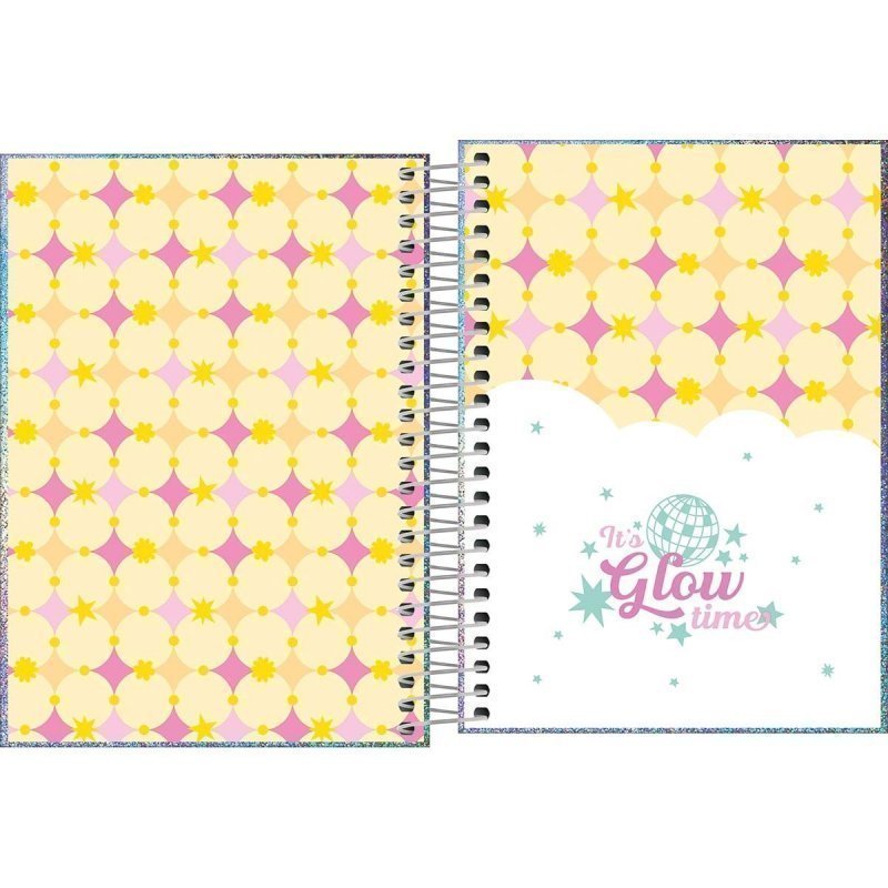 AGENDA ESPIRAL GLOW M4 TILIBRA Ellos Papelaria