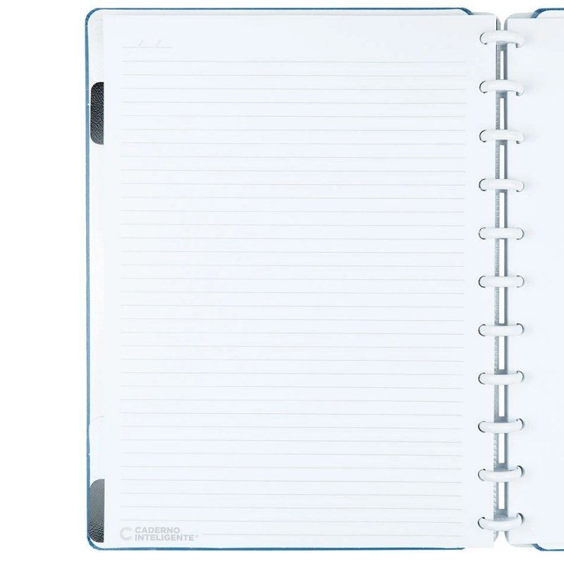 CADERNO INTELIGENTE DEEP BLUE GRANDE Ellos Papelaria