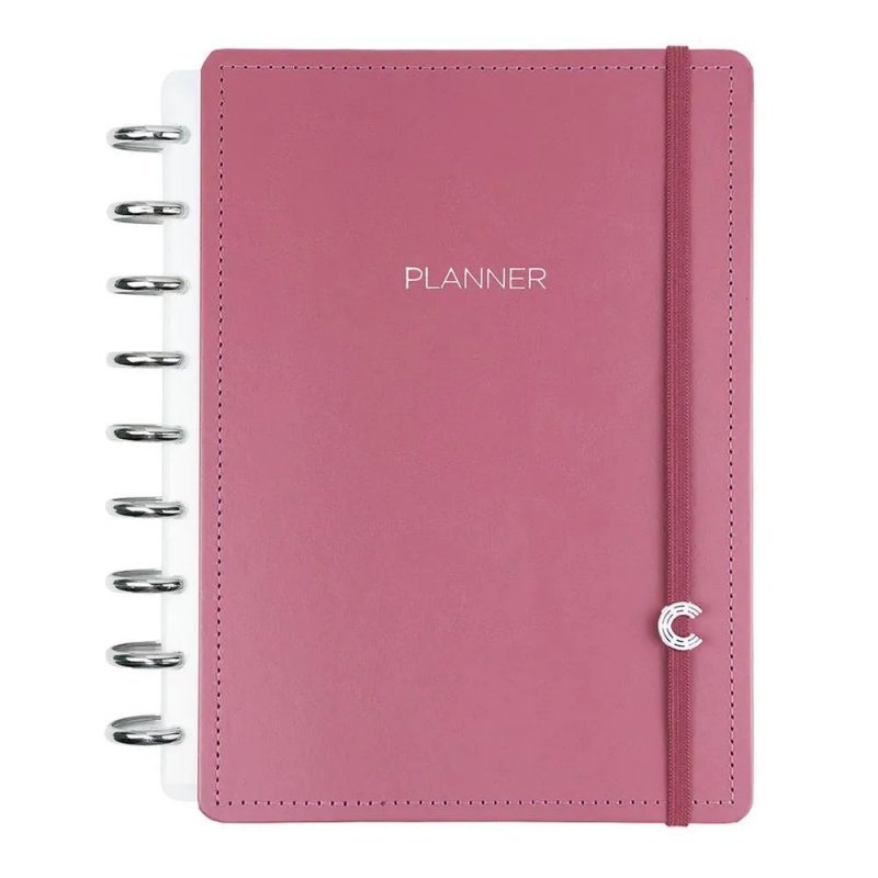 PLANNER CASUAL GUAVA MEDIO CADERNO INTELIGENTE Ellos Papelaria