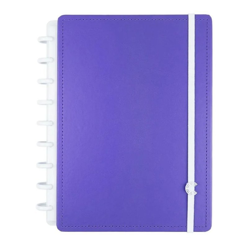 CADERNO INTELIGENTE INTENSE PURPLE MEDIO  Ellos Papelaria