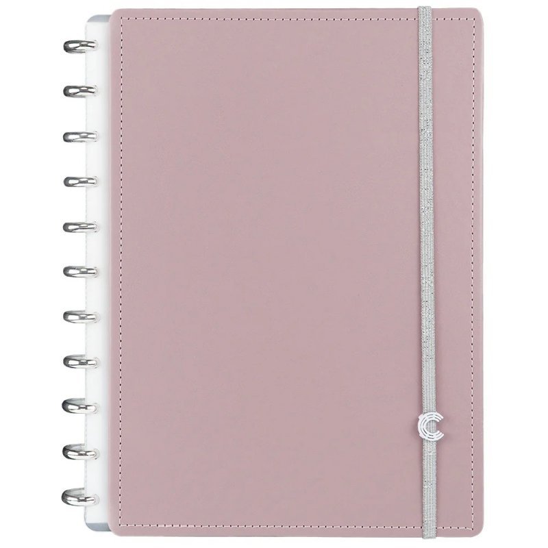 CADERNO INTELIGENTE CHIC NUDE GRANDE  Ellos Papelaria