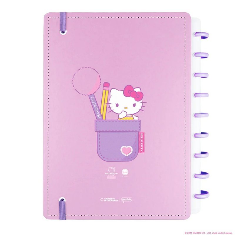 CADERNO INTELIGENTE HELLO KITTY A5  Ellos Papelaria