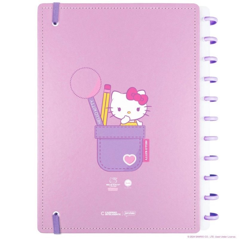 CADERNO INTELIGENTE HELLO KITTY GRANDE  Ellos Papelaria