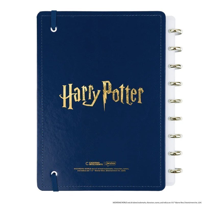 CADERNO INTELIGENTE BY HARRY POTTER AZUL A5  Ellos Papelaria