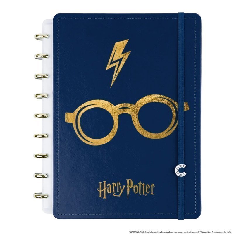 CAD BY HARRY POTTER AZUL MEDIO CADERNO INTELIGENTE Ellos Papelaria