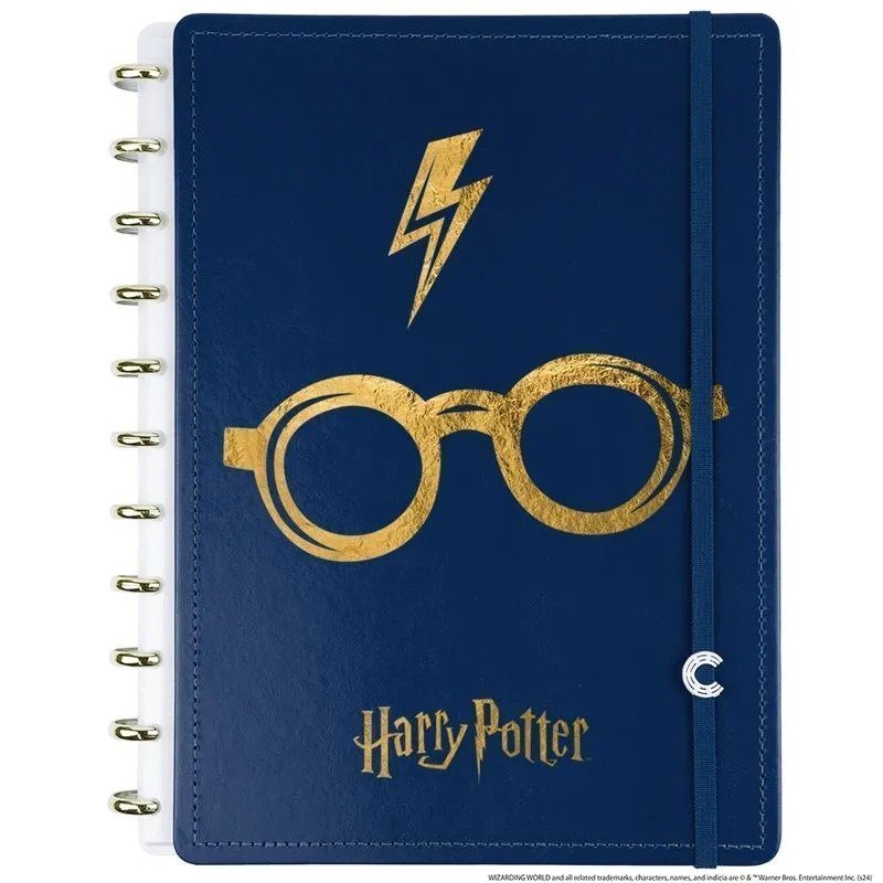 CAD BY HARRY POTTER AZUL GRAND CADERNO INTELIGENTE Ellos Papelaria