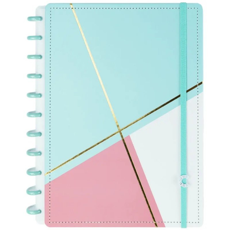 CADERNO INTELIGENTE ACQUA GLAM GRANDE  Ellos Papelaria