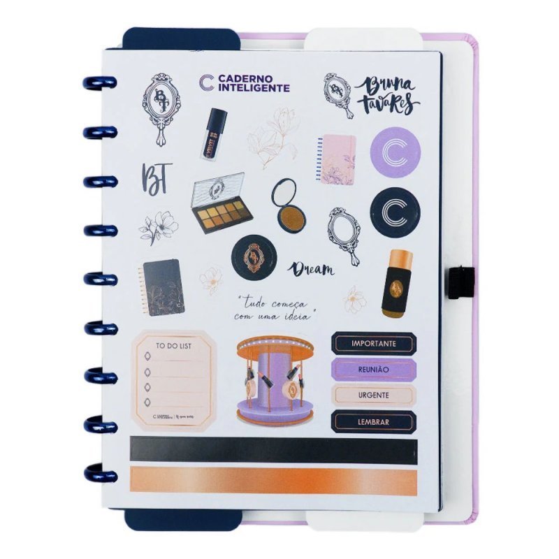 CADERNO INTELIGENTE BT DREAM MEDIO  Ellos Papelaria