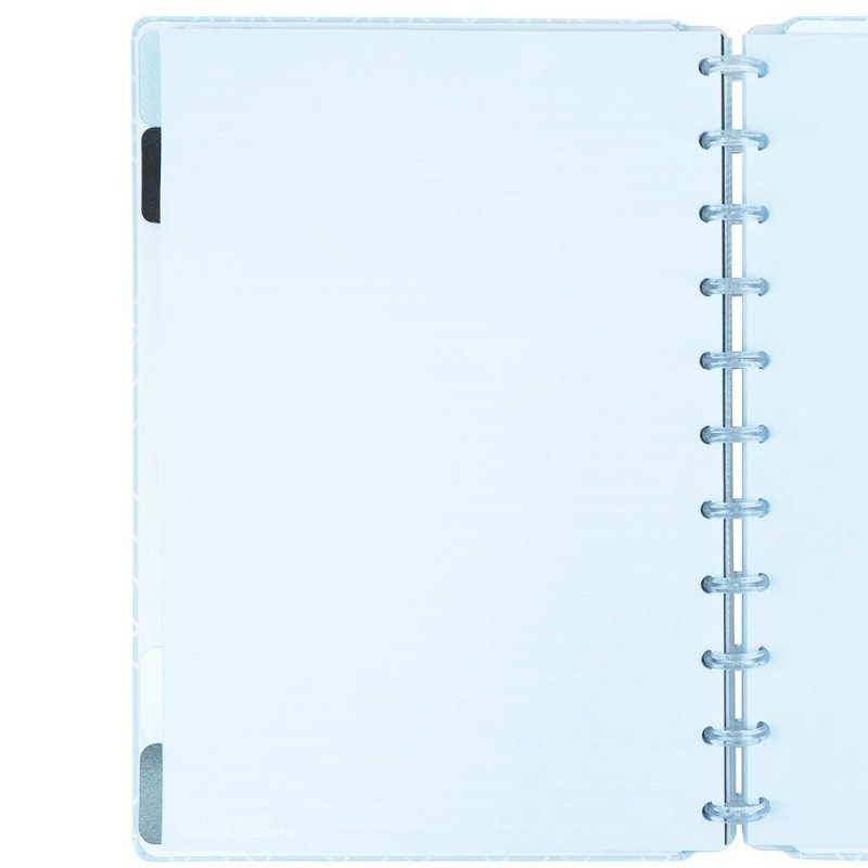 CADERNO INTELIGENTE ICE BLUE GRANDE  Ellos Papelaria