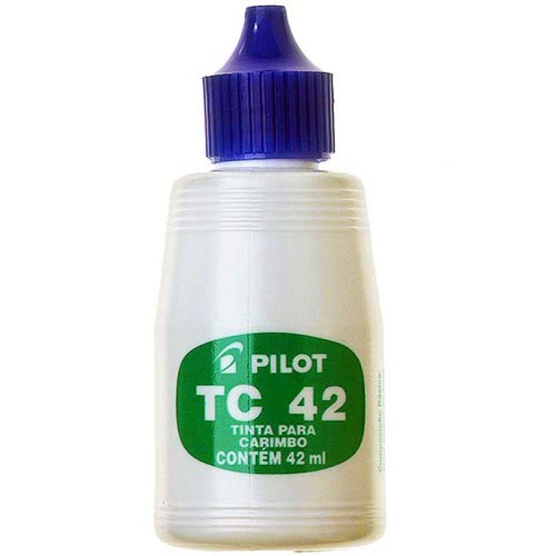 TINTA CARIMBO 42ML AZUL PILOT Ellos Papelaria