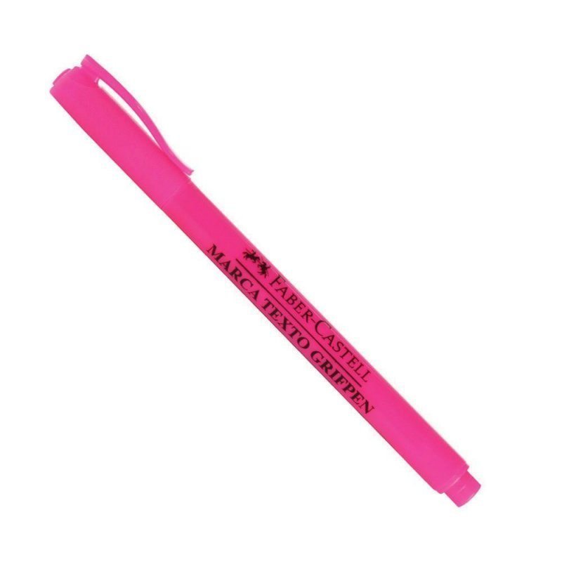 CANETA MARCA TEXTO ROSA GRIFPEN FABER Ellos Papelaria